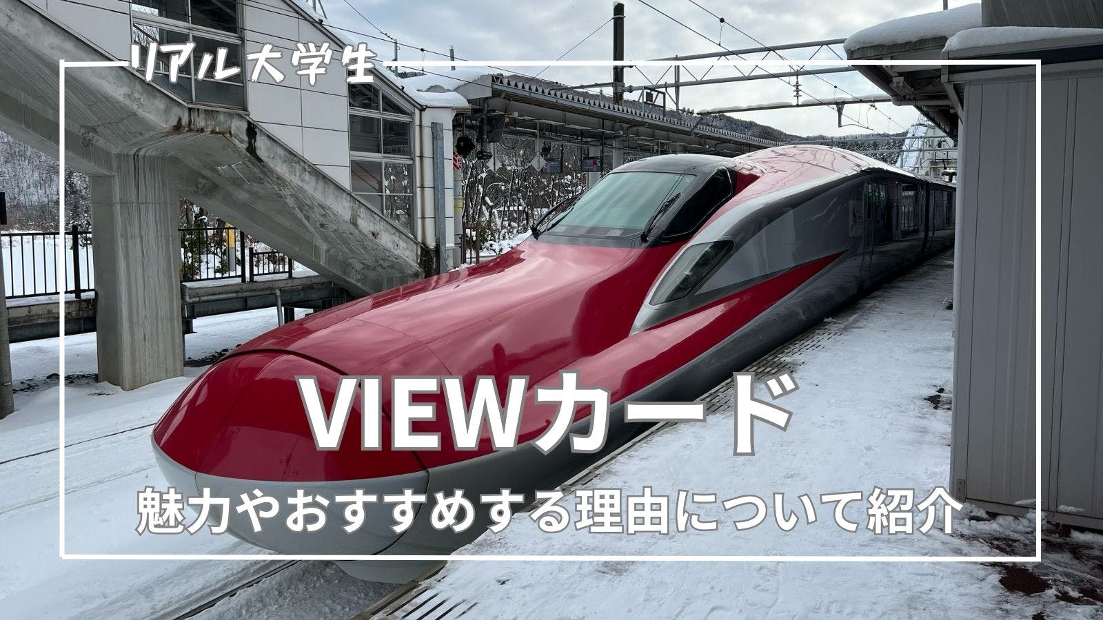 【ビューカード】大学生に絶対に持って欲しいクレカを紹介